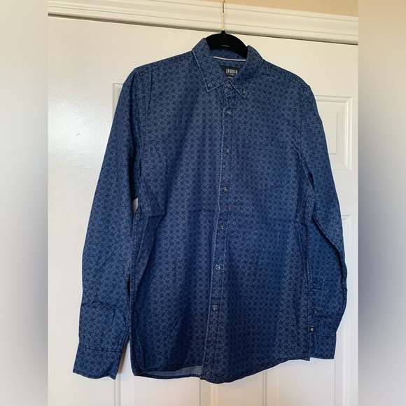 Men’s Denim Shirts With Floral Print (Bundle Of 2) NWT 🌴 - Picture 1 of 11